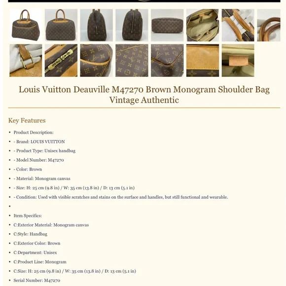 Louis Vuitton Monogram Brown Duffel Bag - Picture 16 of 16